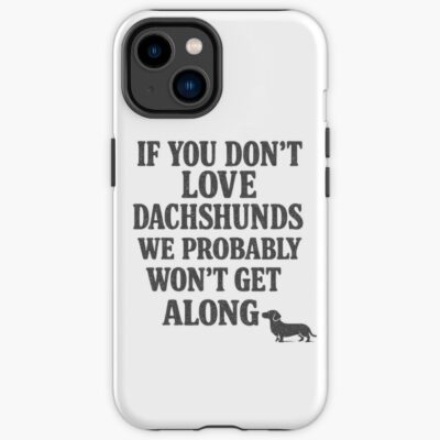 Sausage Dog Minimalist Design Phone Case Phone Case Case