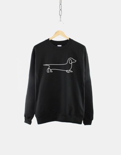 Doxie Outline Design Sweatshirt