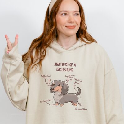 Dachshund Anatomy Hoodie