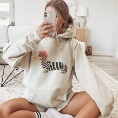 Dachshund French Flair Hoodie