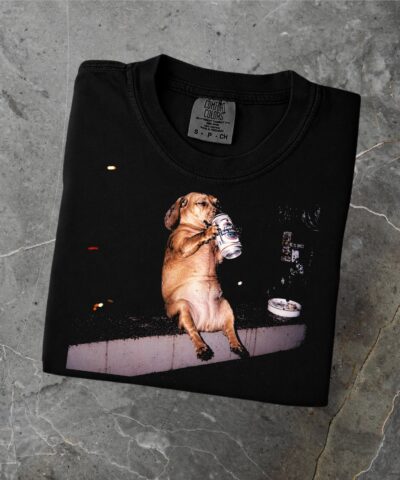 Dachshund Beer Graphic T-shirt