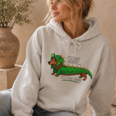 Dachshund Dinosaur Hoodie