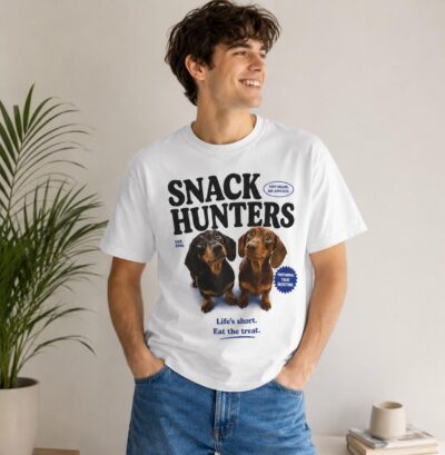 Dachshund Snack Hunters Graphic T-shirt