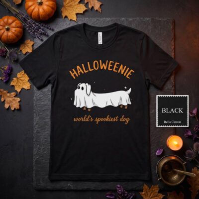 Dachshund Ghost Halloween T-shirt