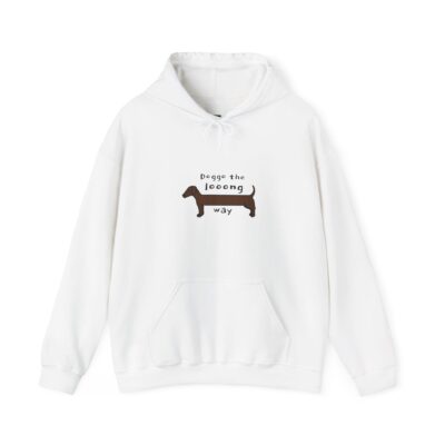 Dachshund Long Way Illustration Hoodie
