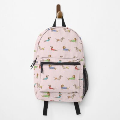 Sausage Dog Minimalist Design Backpack
