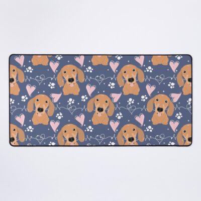 Wiener Dog Aesthetic Print Mouse Pad
