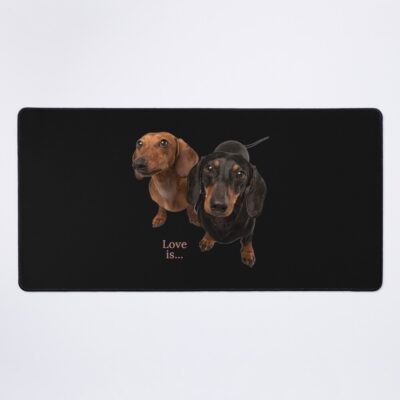 Wiener Dog Heritage Style Mouse Pad