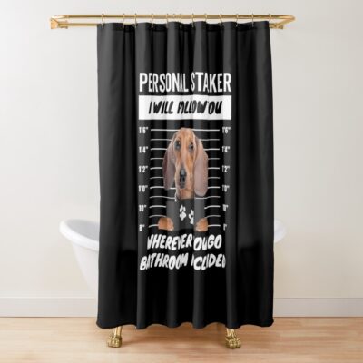 Dachshund Classic Design Shower Curtain