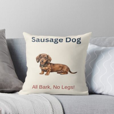 Dachshund Modern Design Throw Pillow